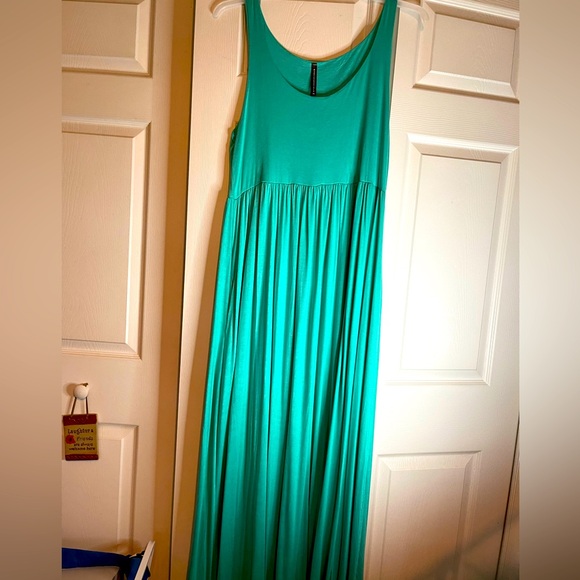Rags and Couture Dresses & Skirts - Rags & Coutures Sleeveless Summer Teal Maxi Dress. XL